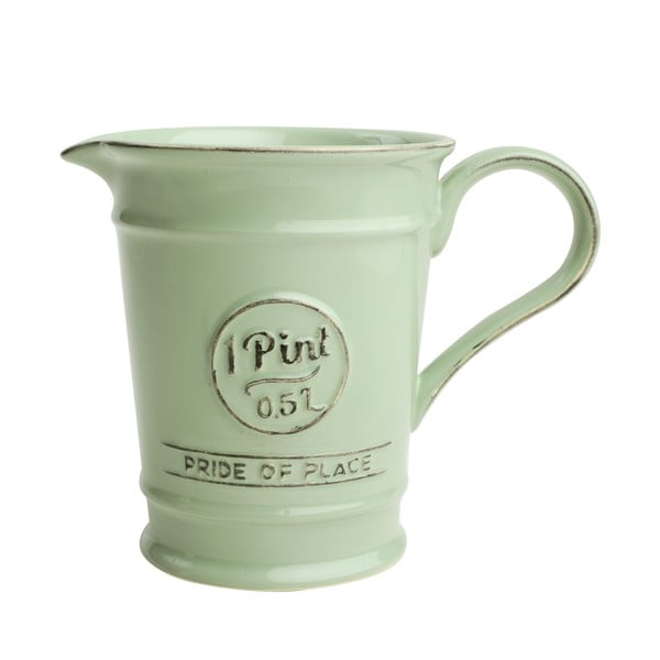 Carafă ceramică T&G Woodware Pride of Place, 500 ml, verde