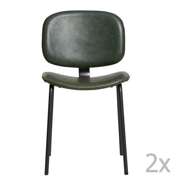 Set 2 scaune Marckeric Mali, verde