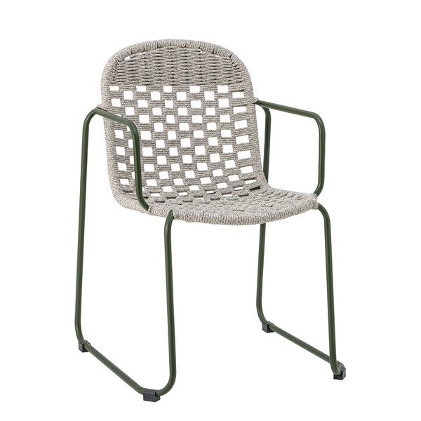 Scaun de grădină gri din metal Calana – Bloomingville