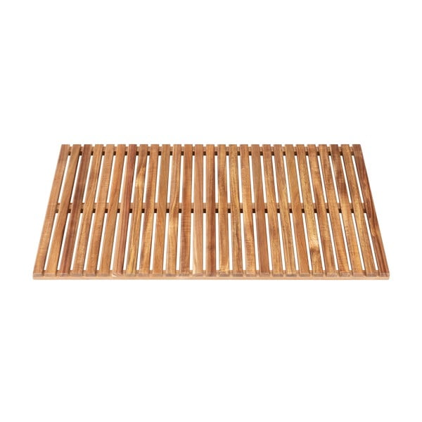 Covoraș de baie din lemn de salcâm, Wenko, 55 x 85 cm-image-1