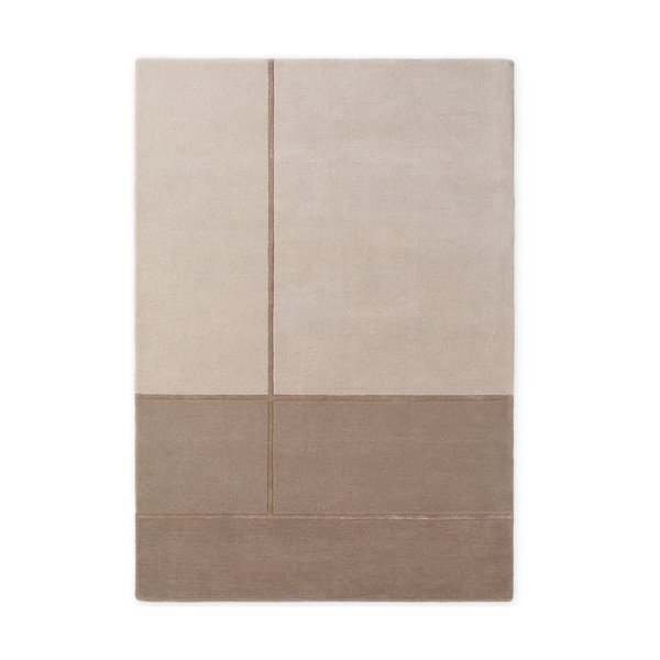 Covor maro/crem din amestesc de lână 120x170 cm Presilda – Villeroy&Boch