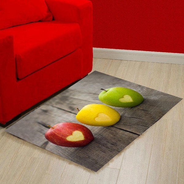 Covoraș din vinilin Apple, 52 x 75 cm-image-2