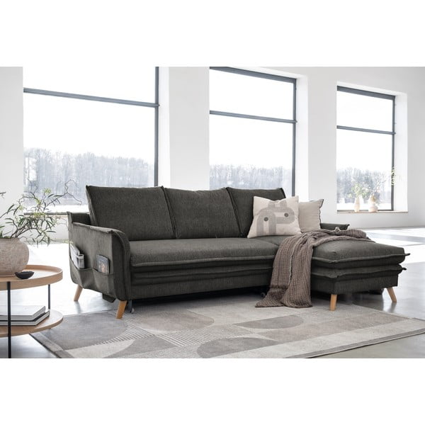 Colțar gri închis extensibil (cu colț pe partea dreaptă) Charming Charlie – Miuform-image-3