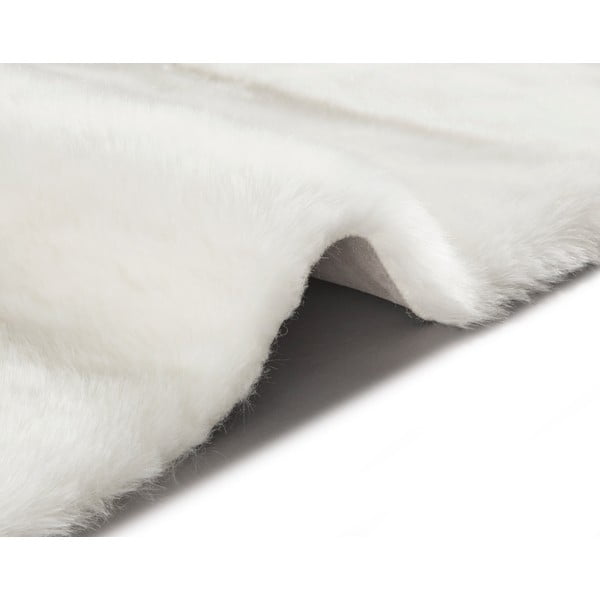 Blană artificială Mint Rugs Uni Soft, 140 x 90 cm, alb-image-1