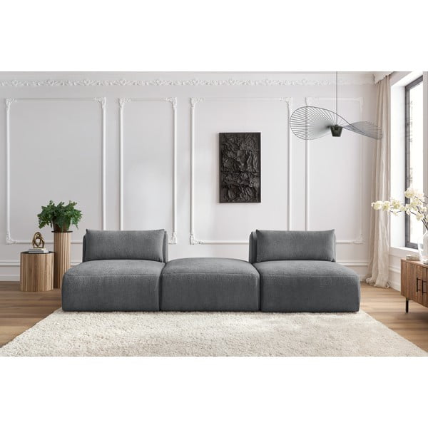 Canapea gri 283 cm Jeanne – Bobochic Paris-image-1
