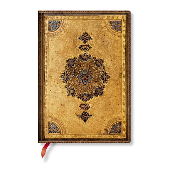 Caiet cu copertă moale Paperblanks Safavid, 13 x 18 cm