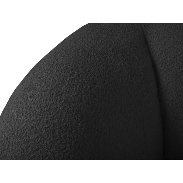 Canapea gri închis cu tapițerie din stofă bouclé 230 cm Essen – Cosmopolitan Design-image-4