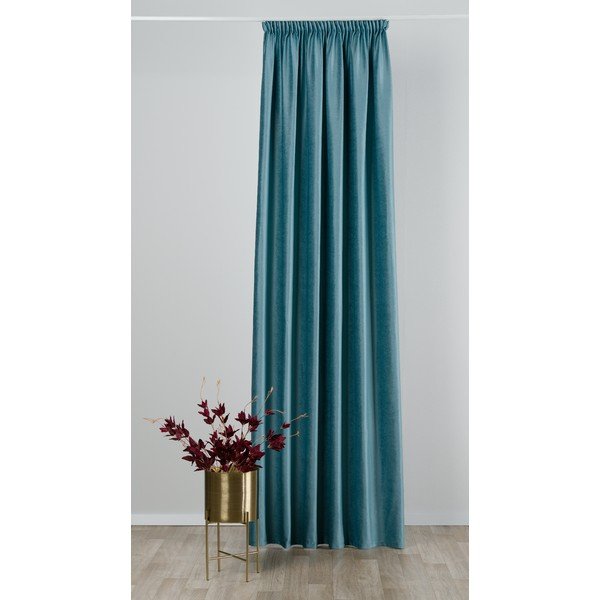Draperie turcoaz din catifea 140x260 cm Novara – Mendola Fabrics-image-2