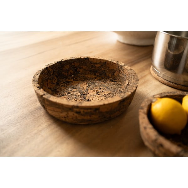 Bol în culoare naturală din plută ø 20 cm Querco – ZicZac-image-1