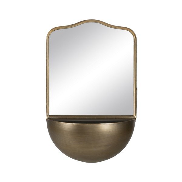 Oglindă de perete cu raft 37x40 cm – Ixia