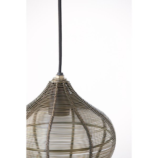 Lustră bronz din metal ø 27 cm Alvaro – Light & Living-image-4