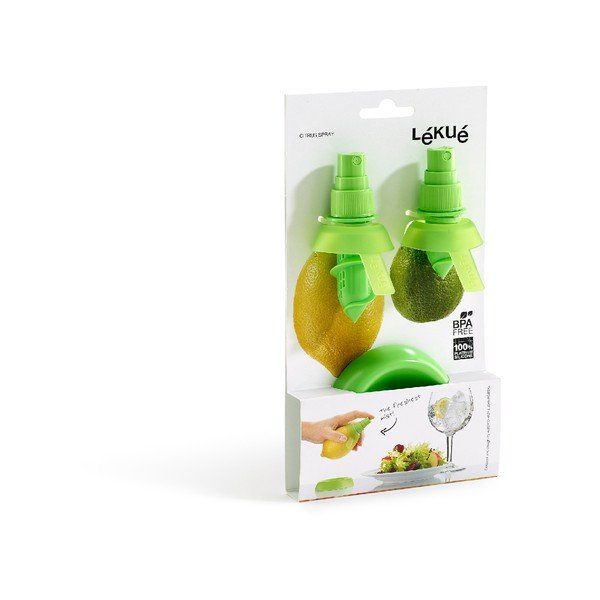 Set 2 dozatoare - spray pentru citrice Lékué, verde-image-1
