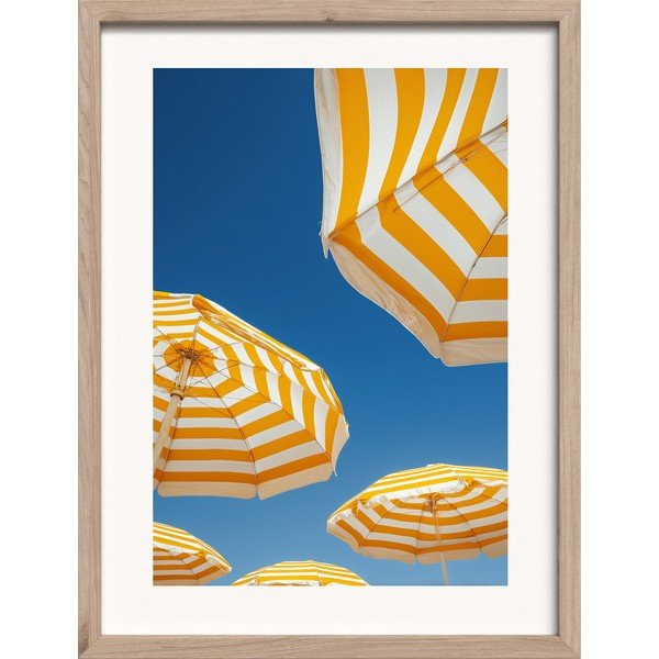 Tablou cu ramă imprimat 30x40 cm Umbrellas  – Styler