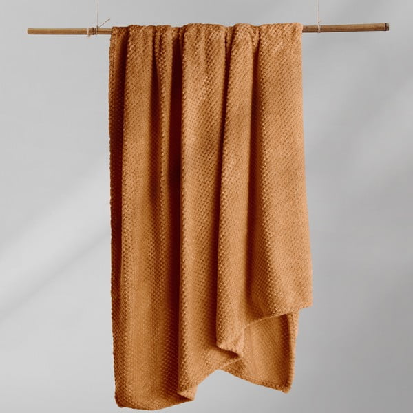 Pătură din microfibră DecoKing Henry, 220 x 240 cm, portocaliu închis-image-4