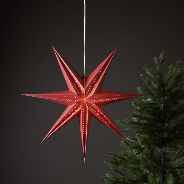 Decorațiune luminoasă de Crăciun roșie ø 60 cm Point - Star Trading