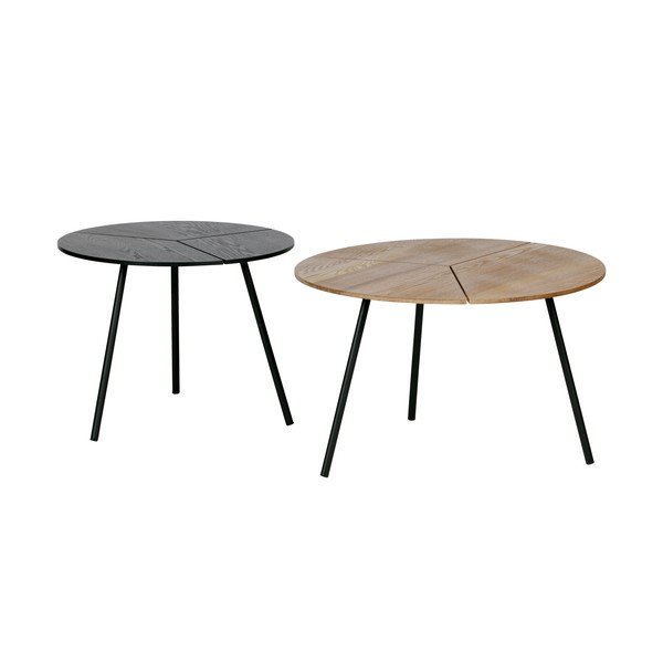 Măsuță auxiliară WOOOD Rodi, ⌀ 60 cm, maro-image-3