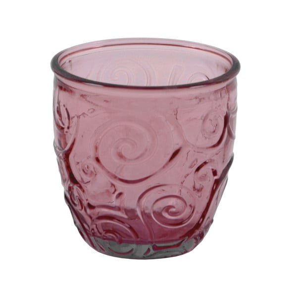 Pahar din sticlă reciclată Ego Dekor Triana, 250 ml, roz