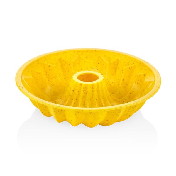 Formă din silicon pentru coacere The Mia Maya, ⌀ 28 cm, galben