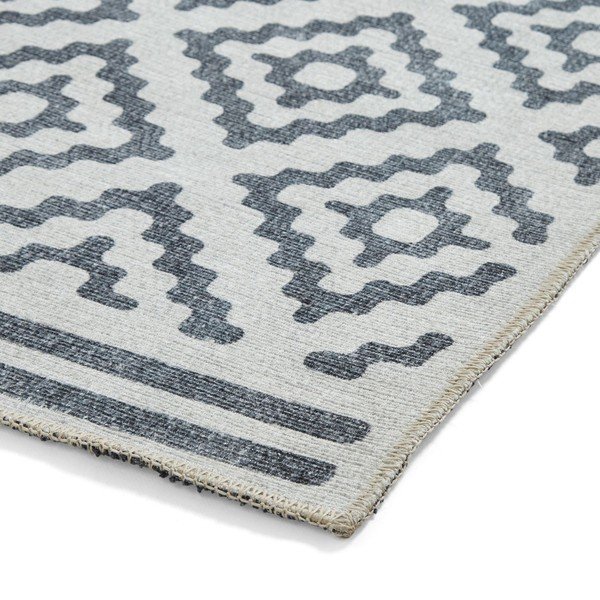 Covor gri lavabil 61x120 cm Coral Grey – Think Rugs-image-4