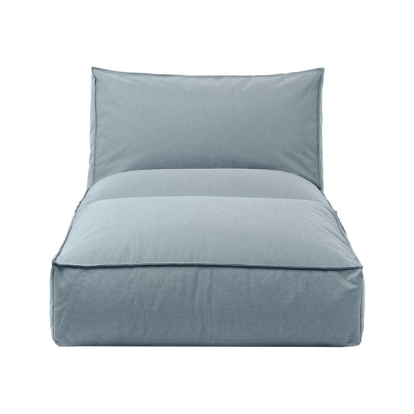 Șezlong de exterior tapițat Blomus Stay, albastru deschis
