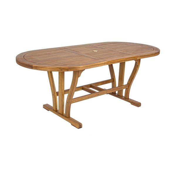 Masă  de grădină din lemn de acacia 90x150 cm Noemi  – Bizzotto-image-2