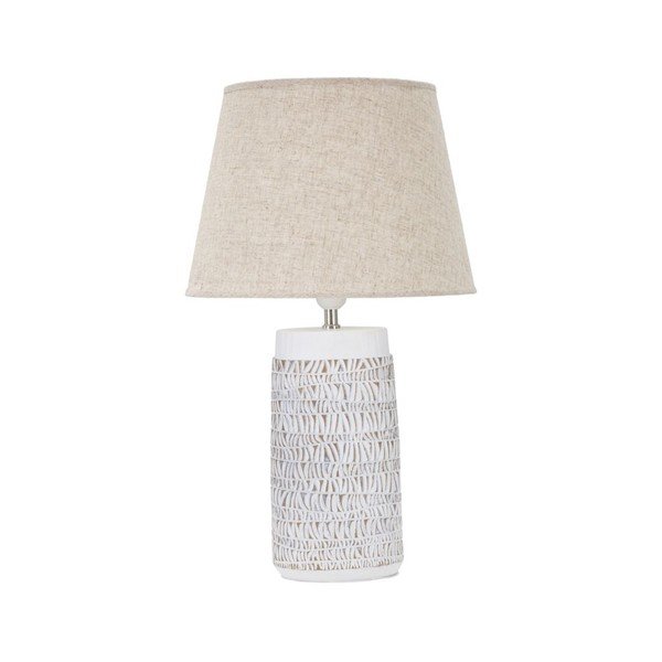 Veioză bej cu abajur textil (înălțime 60,5 cm) Nairobi – Mauro Ferretti