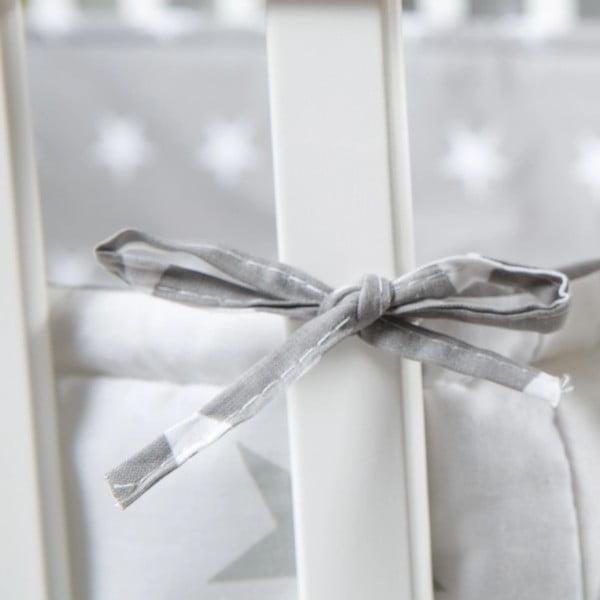 Țarc pentru copii alb 100x100 cm Little stars – Roba-image-1