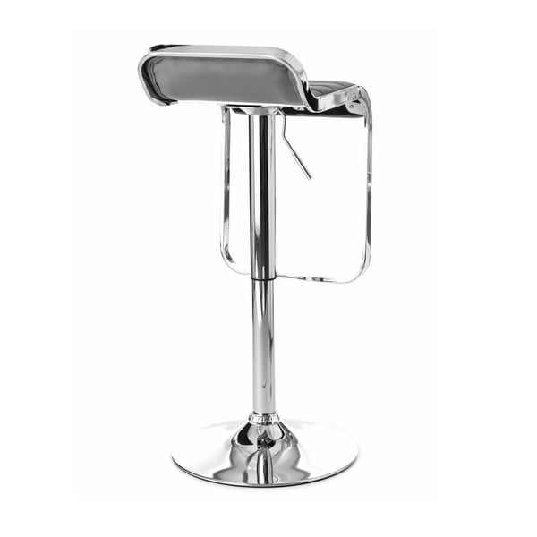 Scaun de bar gri cu înălțime ajustabilă tapițat (înălțime șezut 58 cm) Snappy – Tomasucci-image-2