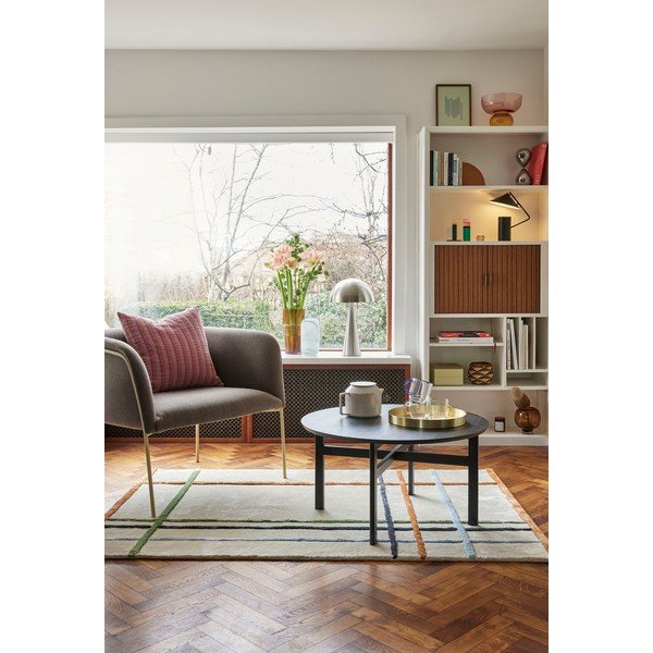 Covor din amestec de bumbac Hübsch Ester, 120 x 180 cm, bej-image-1