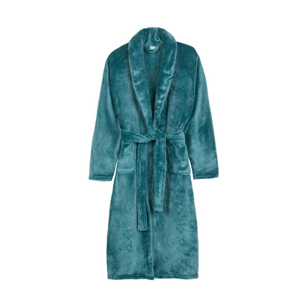 Halat albastru XL/XXL din micropluș/cocolino Polyvelvet – Good Morning