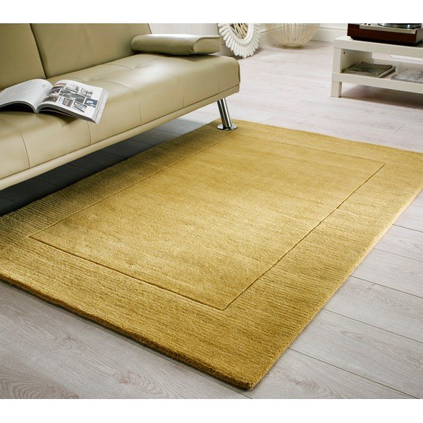 Covor din lână galben 230x160 cm Tuscany Siena - Flair Rugs-image-1
