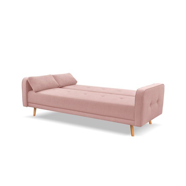 Canapea extensibilă Cosmopolitan Design Stuttgart, roz, 212 cm-image-2