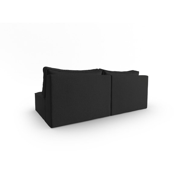 Canapea neagră 160 cm Mike – Micadoni Home-image-2