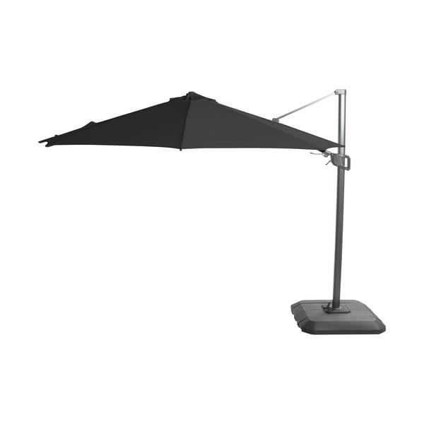 Umbrelă de soare gri închis ø 300 cm Shadowflex – Hartman