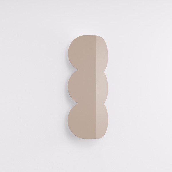 Aplică de perete taupe din aluminiu BISCUIT – Thoro-image-4