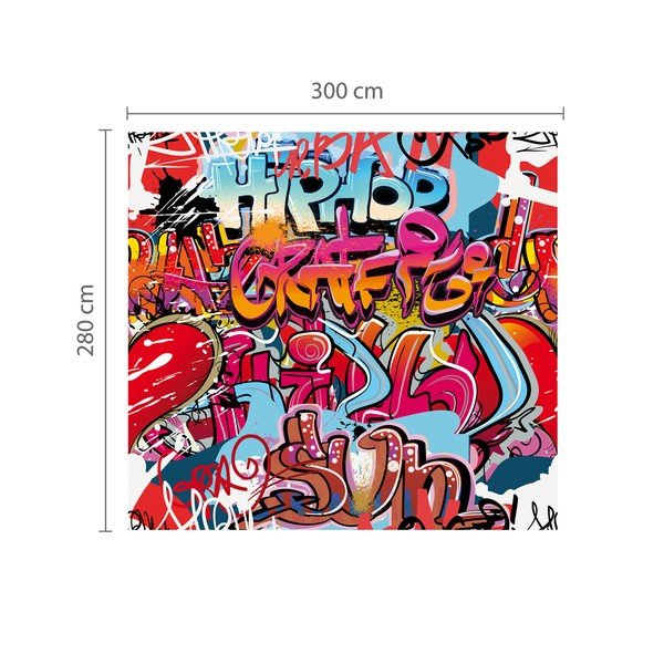 Tapet, format mare, Graphitti-image-2