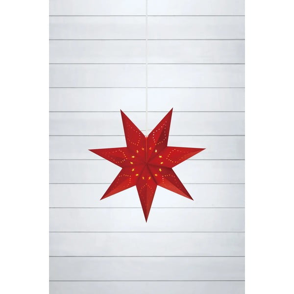 Decorațiune luminoasă de Crăciun roșie suspendată Saturnus – Markslöjd-image-1