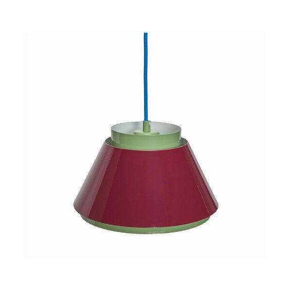 Lustră roșie/verde din metal ø 25 cm Remi – Hübsch-image-2
