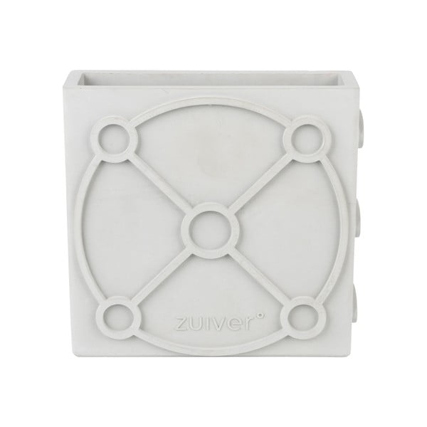 Vază gri deschis din beton Graphic – Zuiver-image-4