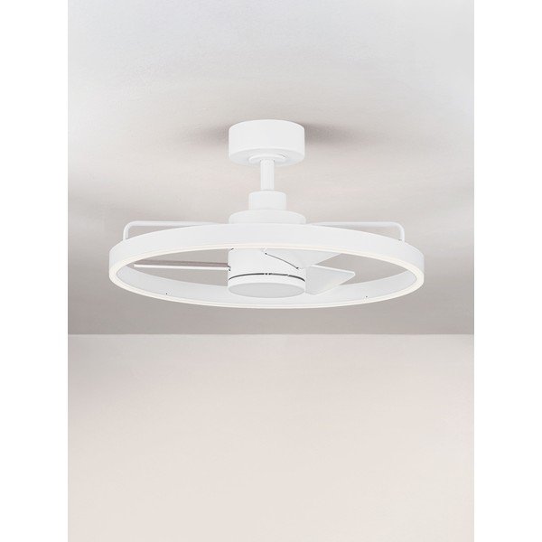 Plafonieră albă LED cu intensitate reglabilă din metal Lunair – Nova Luce-image-3