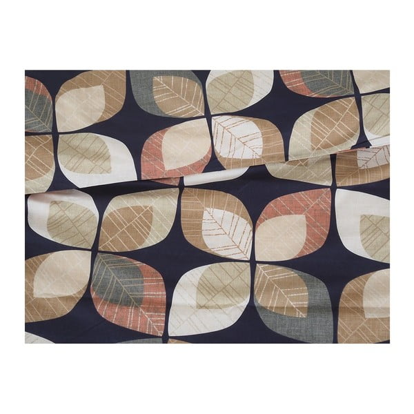 Lenjerie de pat maro din țesătură crep pentru pat de o persoană 140x200 cm Autumn Leaf – B.E.S.-image-1