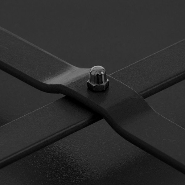 Măsuță auxiliară de grădină rotundă din metal ø 50 cm Marzia – LDK Garden-image-1