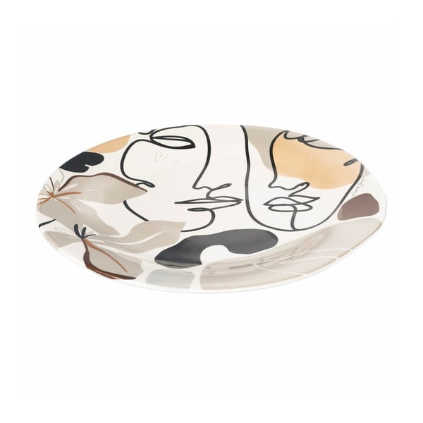 Farfurie din ceramică VDE Tivoli 1996 Face to Grey, ø 39 cm-image-1