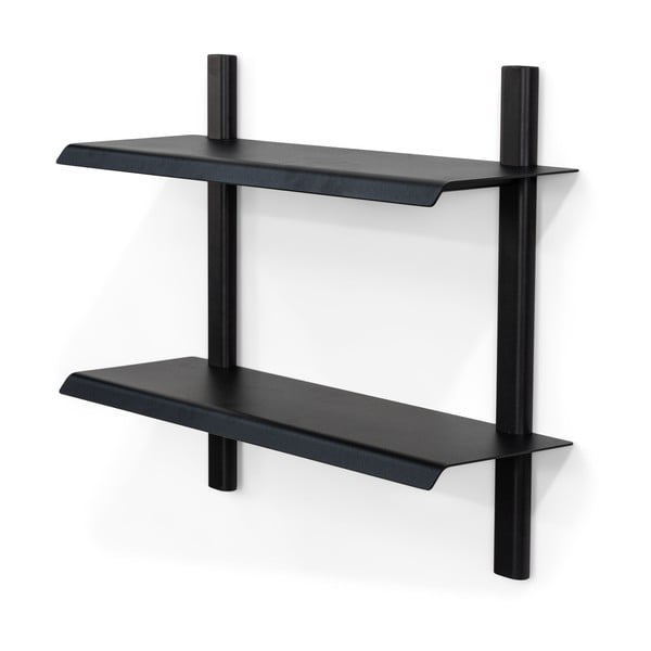 Raft negru etajat din metal 60 cm Hola – Spinder Design-image-2