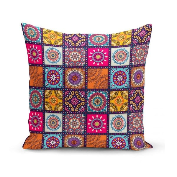 Fețe de pernă 4 buc. 45x45 cm Mandala Tiles – Minimalist Cushion Covers-image-2