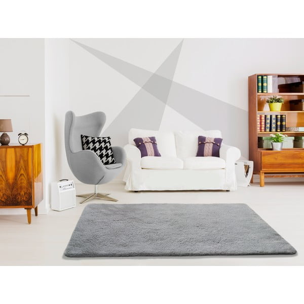 Covor Universal Alpaca Liso, 200 x 290 cm, gri-image-1