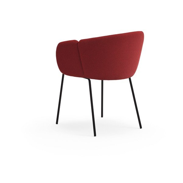 Scaun de sufragerie burgundy tapițat Add – Teulat-image-3