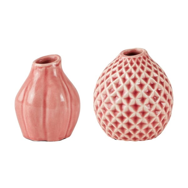Set 2 vaze din ceramică Villa Collection, roz