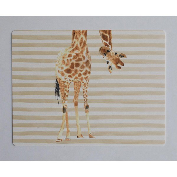 Protecție pentru masă sau birou Little Nice Things Giraffe, 55 x 35 cm