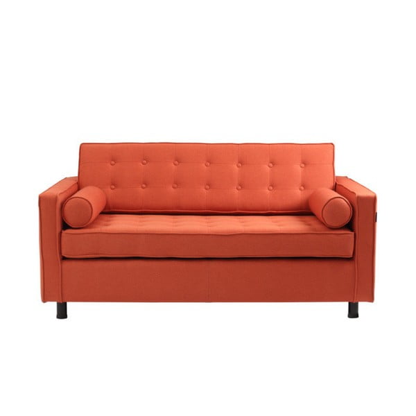 Canapea extensibilă pentru 2 persoane Topic, portocaliu